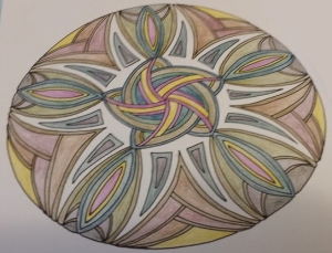 Irene's adult colouring book