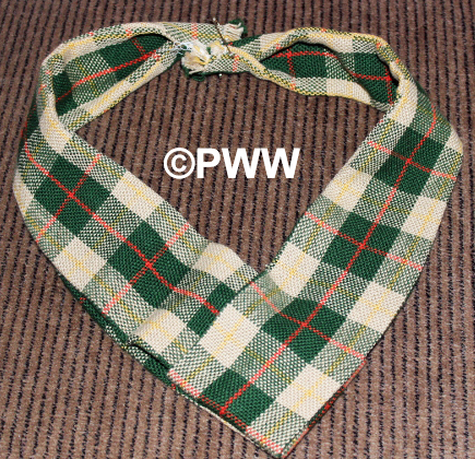 Irene's Almost Finished Woven Plaid Neck Tie